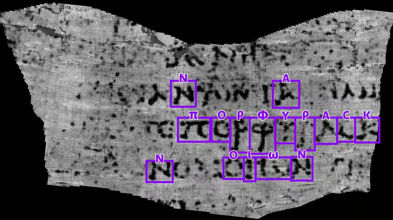 AI Cracks Ancient Scrolls Buried by Vesuvius